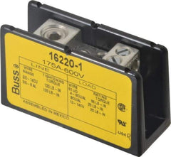 Cooper Bussmann - 1 Pole, 175 Amp, 8-2/0 AWG (Al), 14-2/0 AWG (Cu) Primary, 4-14 AWG (Cu), 4-8 AWG (Al) Secondary, Thermoplastic Power Distribution Block - 600 VAC/VDC, 1 Primary Connection, 1.96 Inch Long x 3.32 Inch Deep x 4 Inch High - Benchmark Tooling