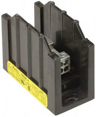 Cooper Bussmann - 1 Pole, 310 Amp, 350 kcmil-6 AWG (Cu/Al) Primary, 4-12 AWG (Al), 4-14 AWG (Cu) Secondary, Thermoplastic Power Distribution Block - 600 VAC/VDC, 1 Primary Connection, 1.96 Inch Long x 3.32 Inch Deep x 4 Inch High - Benchmark Tooling