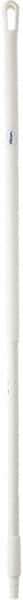 Vikan - 51 x 1-1/4" Fiberglass Squeegee Handle - European Threaded Connection, White - Benchmark Tooling