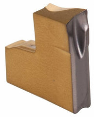 Iscar - TAG J IC808 Grade, 0.0787" Cutting Width, Carbide Cutoff Insert - 15° Right Hand Lead Angle, 0.008" Cnr Rad, TiAlN Coated, Single End - Benchmark Tooling