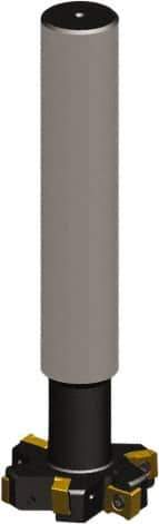 Seco - Shank Connection, 5/16" Cutting Width, 0.41" Depth of Cut, 1-1/2" Cutter Diam, 2 Tooth Indexable Slotting Cutter - 3/4" Shank Diam, R335.18 Toolholder, LNK.. 05.. Insert, Right Hand Cutting Direction - Benchmark Tooling
