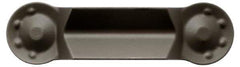 Seco - 150.101.4 16 TGP45 Grade, 0.055" Cutting Width, Carbide Cutoff Insert - 0° Neutral Lead Angle, 0.006" Cnr Rad, TiCN/Al2O3 Coated, Single End - Benchmark Tooling