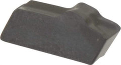 Seco - 150.102.5 16 TGP45 Grade, 0.098" Cutting Width, Carbide Cutoff Insert - Neutral Lead Angle, 0.007" Cnr Rad, TiCN/Al2O3 Coated - Benchmark Tooling