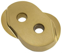 Minicut International - BNSI0375 Grade K20 Carbide Milling Insert - TiCN Finish, 0.118" Thick, 3/8" Inscribed Circle, 3/16" Corner Radius - Benchmark Tooling