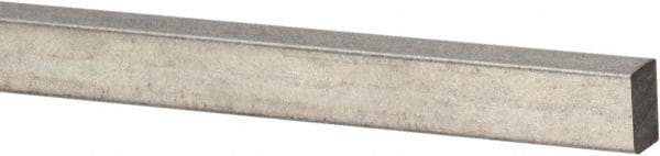 Precision Brand - 12" Long x 3/32" High x 3/32" Wide, Zinc-Plated Key Stock - Low Carbon Steel - Benchmark Tooling