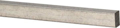 Precision Brand - 12" Long x 3/32" High x 3/32" Wide, Zinc-Plated Key Stock - Low Carbon Steel - Benchmark Tooling