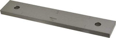 Mitutoyo - 8" Rectangular Steel Gage Block - Accuracy Grade 0, Includes Certificate of Inspection - Benchmark Tooling