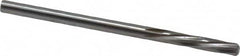 Magafor - 3.109mm Solid Carbide 6 Flute Chucking Reamer - Spiral Flute, 0.1224" Straight Shank, 19/32" Flute Length, 2-1/4" OAL - Benchmark Tooling