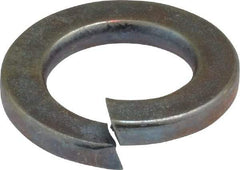 Value Collection - M14, 14.2mm ID, 24.1mm OD, 3mm Thick Split Lock Washer - Grade 8 Spring Steel, Zinc-Plated Finish, 14.2mm Min ID, 14.7mm Max ID - Benchmark Tooling