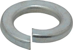 Value Collection - M16, 16.2mm ID, 27.4mm OD, 3.5mm Thick Split Lock Washer - Grade 8 Spring Steel, Zinc-Plated Finish, 16.2mm Min ID, 17mm Max ID - Benchmark Tooling
