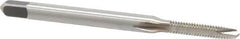 Kennametal - #3-48 UNC, 2 Flute, Bright Finish, High Speed Steel Spiral Point Tap - Plug Chamfer, Right Hand Thread, 1.81" OAL, 1/2" Thread Length, 0.141" Shank Diam, 2B Class of Fit, Series 5301 - Exact Industrial Supply