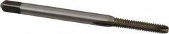 Kennametal - #4-40 UNC, 2 Flute, Bright Finish, High Speed Steel Spiral Point Tap - Bottoming Chamfer, Right Hand Thread, 1-7/8" OAL, 9/16" Thread Length, 0.141" Shank Diam, 2B/3B Class of Fit, Series 5302 - Exact Industrial Supply