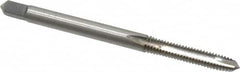 Kennametal - #5-40 UNC, 2 Flute, Bright Finish, High Speed Steel Spiral Point Tap - Plug Chamfer, Right Hand Thread, 1.94" OAL, 5/8" Thread Length, 0.141" Shank Diam, 2B/3B Class of Fit, Series 5301 - Exact Industrial Supply