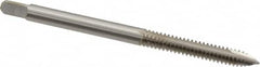 Kennametal - #6-32 UNC, 2 Flute, Bright Finish, High Speed Steel Spiral Point Tap - Plug Chamfer, Right Hand Thread, 2" OAL, 11/16" Thread Length, 0.141" Shank Diam, 3B Class of Fit, Series 5301 - Exact Industrial Supply