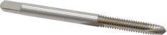 Kennametal - #8-32 UNC, 2 Flute, Bright Finish, High Speed Steel Spiral Point Tap - Plug Chamfer, Right Hand Thread, 2.13" OAL, 3/4" Thread Length, 0.168" Shank Diam, 3B Class of Fit, Series 5301 - Exact Industrial Supply