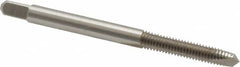 Kennametal - #10-32 UNF, 2 Flute, Bright Finish, High Speed Steel Spiral Point Tap - Plug Chamfer, Right Hand Thread, 2.38" OAL, 7/8" Thread Length, 0.194" Shank Diam, 2B Class of Fit, Series 5301 - Exact Industrial Supply