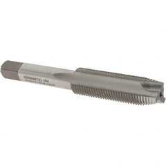 Kennametal - 1/2-20 UNF, 3 Flute, Bright Finish, High Speed Steel Spiral Point Tap - Plug Chamfer, Right Hand Thread, 3.38" OAL, 1.656" Thread Length, 0.367" Shank Diam, 3B Class of Fit, Series 5301 - Exact Industrial Supply