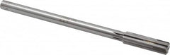 Made in USA - 0.566" Carbide-Tipped 6 Flute Chucking Reamer - Benchmark Tooling