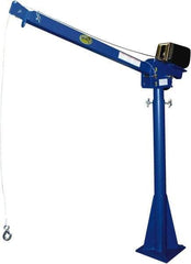 Vestil - 2,000 Lb Load Capacity, Steel Winch Operated Crane - 7' 17/64" Span - Benchmark Tooling