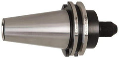 Made in USA - CAT50 Taper Shank 9/16" Hole End Mill Holder/Adapter - 1-9/16" Nose Diam, 4" Projection - Exact Industrial Supply