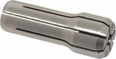 Kennametal - 3/32 Inch, 1/16 to 3/32 Inch Collet Capacity, Series DA300 Double Angle Collet - 1 Inch Overall Length, 3/8 Inch Overall Diameter, 0.001 Inch TIR - Exact Industrial Supply