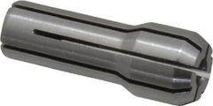 Kennametal - 1/8 Inch, 0.0938 to 1/8 Inch Collet Capacity, Series DA300 Double Angle Collet - 1 Inch Overall Length, 3/8 Inch Overall Diameter, 0.001 Inch TIR - Exact Industrial Supply