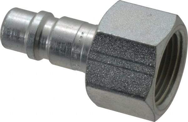 Parker - 3/4-14 Female NPTF Tru-Flate Automotive Pneumatic Hose Connector - Steel, 1/2" Body Diam - Benchmark Tooling