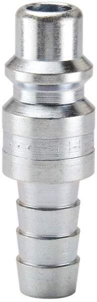 Parker - Hose Barb Industrial Pneumatic Hose Connector - Steel, 3/4" Body Diam, 1/2" Hose ID - Benchmark Tooling