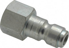 Parker - 3/8-18 Female NPTF Tru-Flate Automotive Pneumatic Hose Connector - Steel, 3/8" Body Diam - Benchmark Tooling
