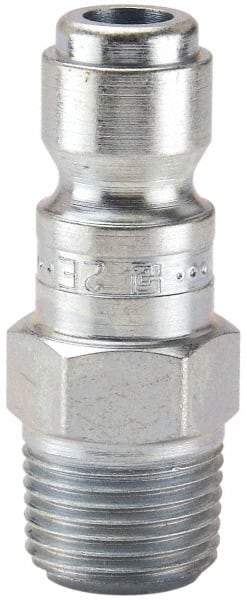 Parker - 3/4-14 Male NPT Tru-Flate Automotive Pneumatic Hose Connector - Steel, 1/2" Body Diam - Benchmark Tooling