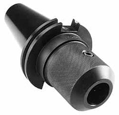 Made in USA - CAT50 Outside Taper, R8 Inside Taper, CAT to R8 Taper Adapter - 10" Projection, 1-1/2" Nose Diam - Exact Industrial Supply