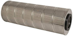 Parker - 6-1/4" OD, 10µ, Resin Cellulose Pleated-Resin Bonded Cartridge Filter - 18" Long - Benchmark Tooling