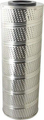 Parker - 6-1/4" OD, 30µ, Resin Cellulose Pleated-Resin Bonded Cartridge Filter - 18" Long - Benchmark Tooling