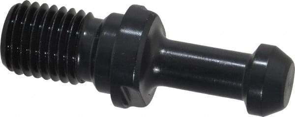 Parlec - C Style, BT40 Taper, M16x2 Thread, 60° Angle Radius, Standard Retention Knob - 2.36" OAL, 0.588" Knob Diam, 0.23" Flange Thickness, 1-3/8" from Knob to Flange, 0.669" Pilot Diam - Exact Industrial Supply