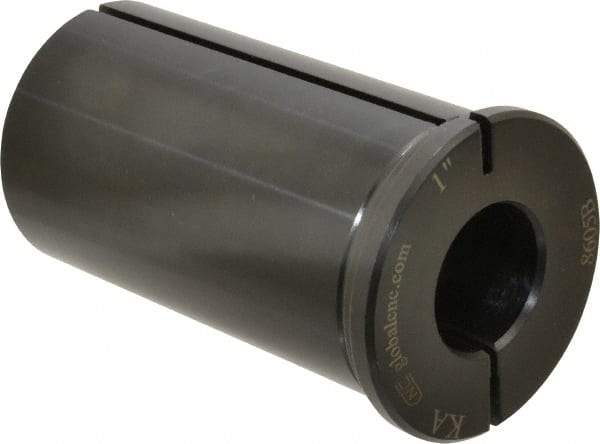 Global CNC Industries - 1" ID, 2" OD, 3-1/2" Length Under Head, Type B Lathe Tool Holder Bushing - Type B, 0.295 Inch Thick Head - Exact Industrial Supply