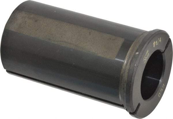 Global CNC Industries - 1-1/4" ID, 2" OD, 3-1/2" Length Under Head, Type B Lathe Tool Holder Bushing - Type B, 0.295 Inch Thick Head - Exact Industrial Supply