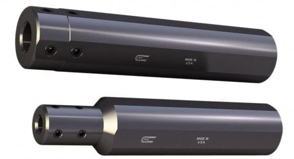 Global CNC Industries - 2" Bore Diam, 3" Shank Diam, Boring Bar Sleeve - 11-1/2" OAL, 4-1/2" Bore Depth - Exact Industrial Supply