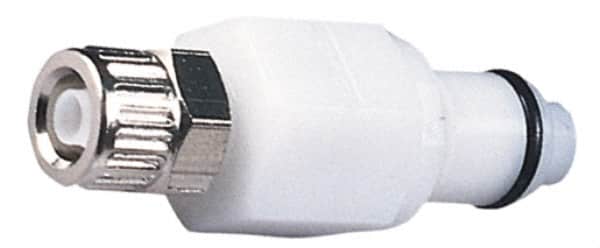 CPC Colder Products - 1/4" OD, Acetal Push-to-Connect Male Connector - 120 Max psi, White - Benchmark Tooling