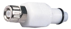 CPC Colder Products - 3/8" OD, Acetal Push-to-Connect Male Connector - 120 Max psi, White - Benchmark Tooling