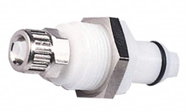 CPC Colder Products - 3/8" OD, Acetal Push-to-Connect Male Connector - 120 Max psi, White - Benchmark Tooling