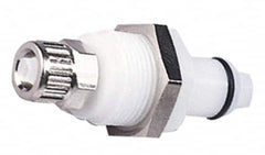 CPC Colder Products - 3/8" OD, Acetal Push-to-Connect Male Connector - 120 Max psi, White - Benchmark Tooling