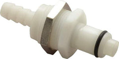 CPC Colder Products - Acetal Push-to-Connect Male Connector - 120 Max psi, 1/4" ID, White - Benchmark Tooling