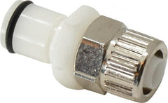 CPC Colder Products - 3/8" OD, Acetal Push-to-Connect Male Connector - 120 Max psi, White - Benchmark Tooling