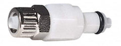 CPC Colder Products - 3/8" OD, Acetal Push-to-Connect Male Connector - 120 Max psi, White - Benchmark Tooling