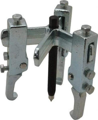 Proto - 8" Spread, 6 Ton Capacity, Puller - 7-1/2" Long, For Bearings, Gears & Pulleys - Benchmark Tooling