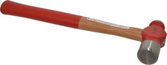 Proto - 2 Lb Head Ball Pein Hammer - Wood Handle with Red Laquer Grip, 15-7/8" OAL - Benchmark Tooling