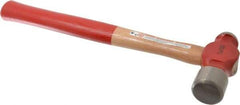 Proto - 2-1/2 Lb Head Ball Pein Hammer - Wood Handle with Red Laquer Grip, 16-3/8" OAL - Benchmark Tooling