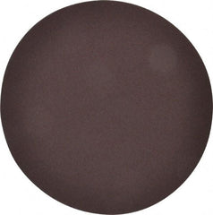 Norton - 8" Diam, 120 Grit Aluminum Oxide Adhesive PSA Disc - Medium Grade, Brown, X Weighted Backing, Flexible - Benchmark Tooling