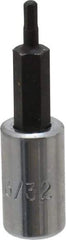Proto - 1/4" Drive, 3/32" Hex Bit Socket - 1-7/8" OAL, 1" Bit Length - Benchmark Tooling