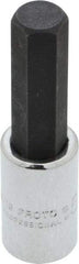 Proto - 1/4" Drive, 5/16" Hex Bit Socket - 1-7/8" OAL, 1" Bit Length - Benchmark Tooling